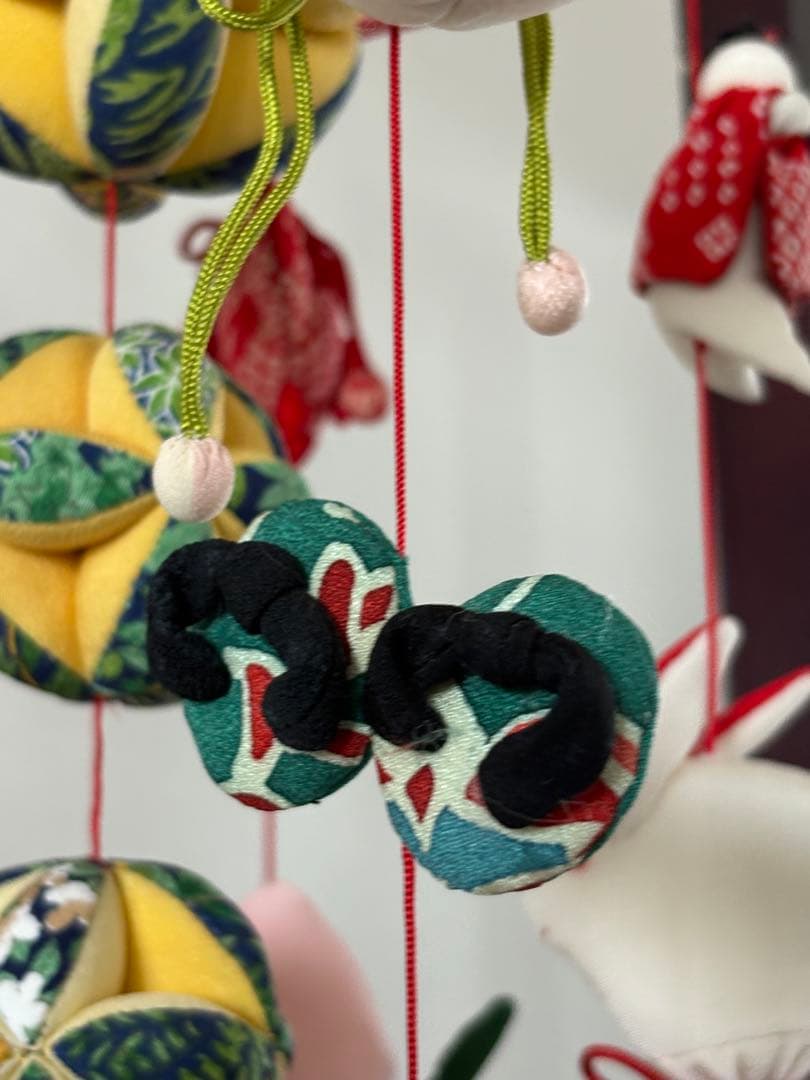 吊るし飾り　桃の節句の輪下げ(中)② 吊るし雛