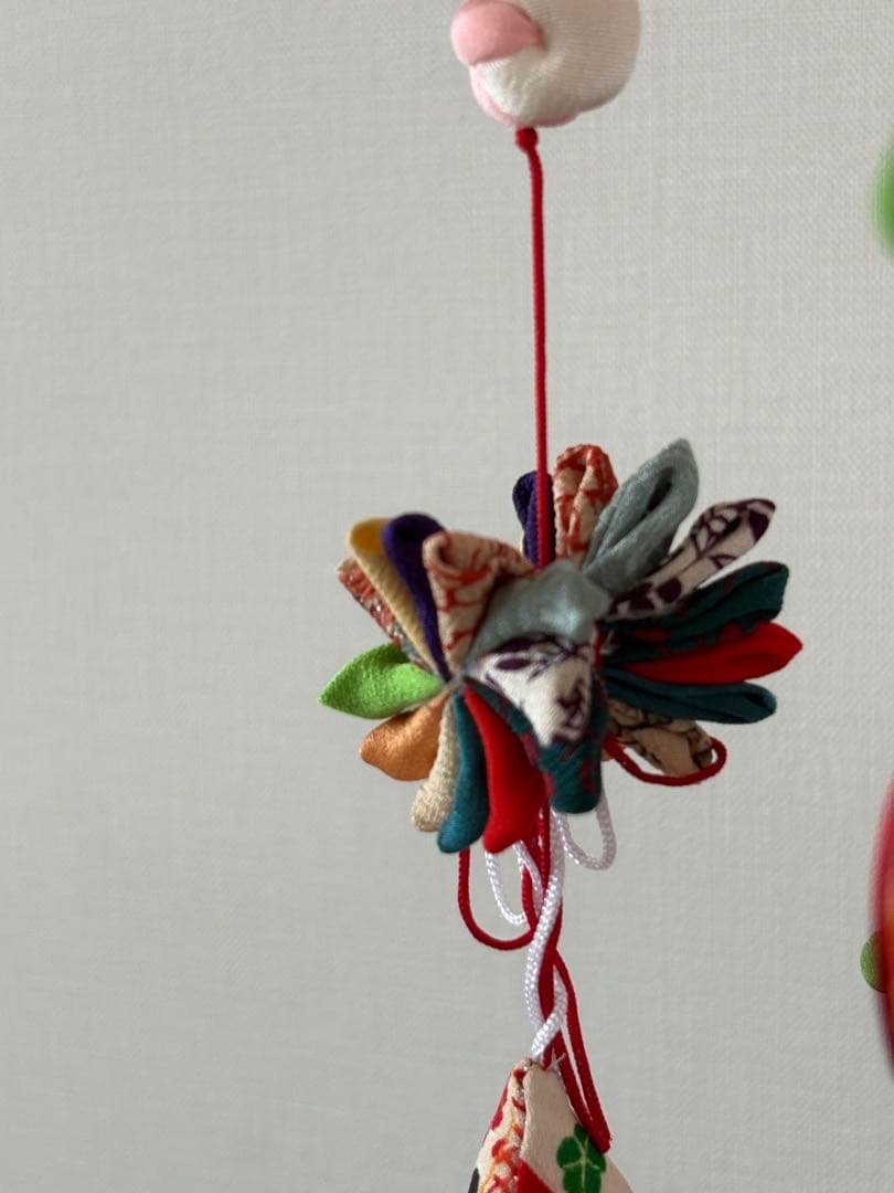 吊るし飾り　桃の節句の輪下げ(中)② 吊るし雛