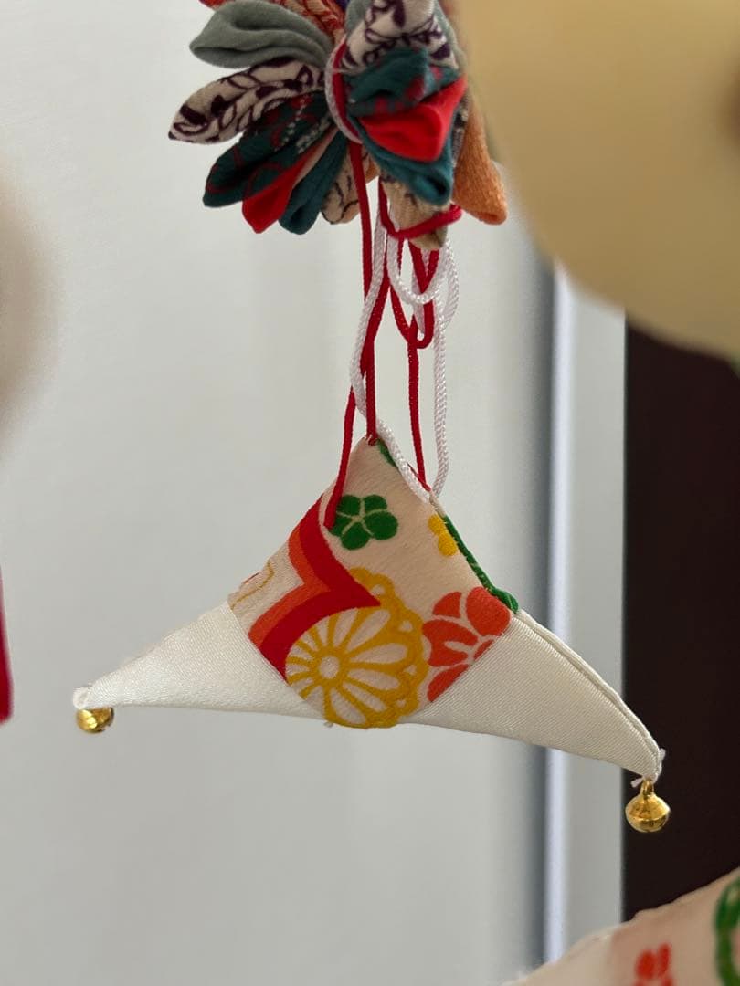 吊るし飾り　桃の節句の輪下げ(中)② 吊るし雛