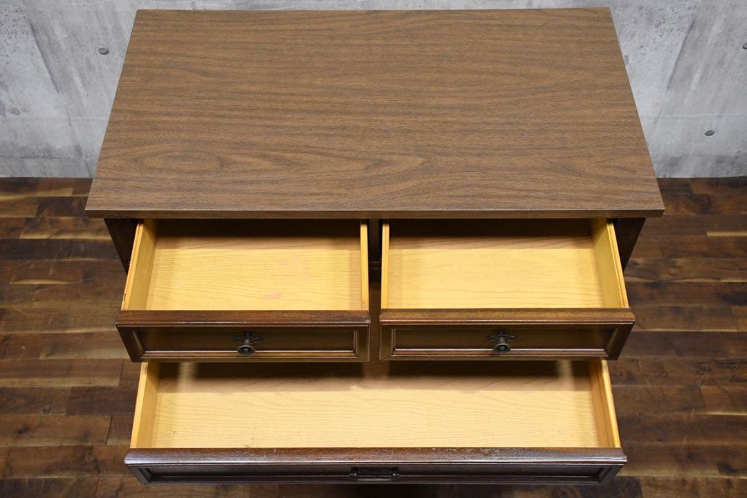 FBC21 アメリカ製 Vintage 5ドロワーチェスト 整理タンス 引き出し