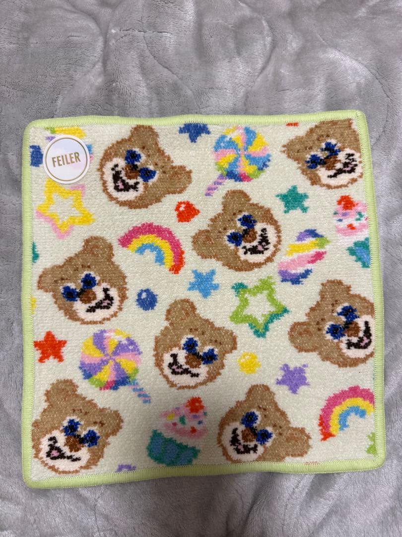 新品　FEILER ハンカチタオル 2枚セット　ハッピーポップニナニコ
