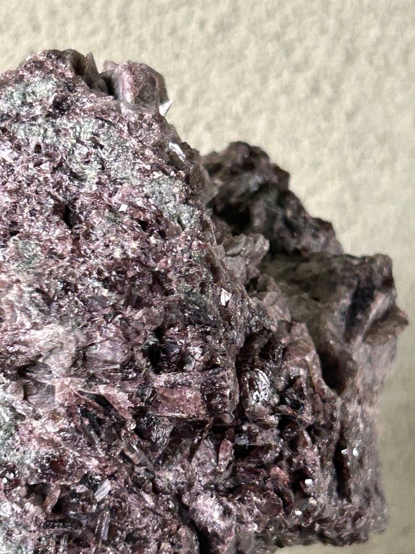 国産鉱物 アキシナイト 原石 宮崎県日之影町産