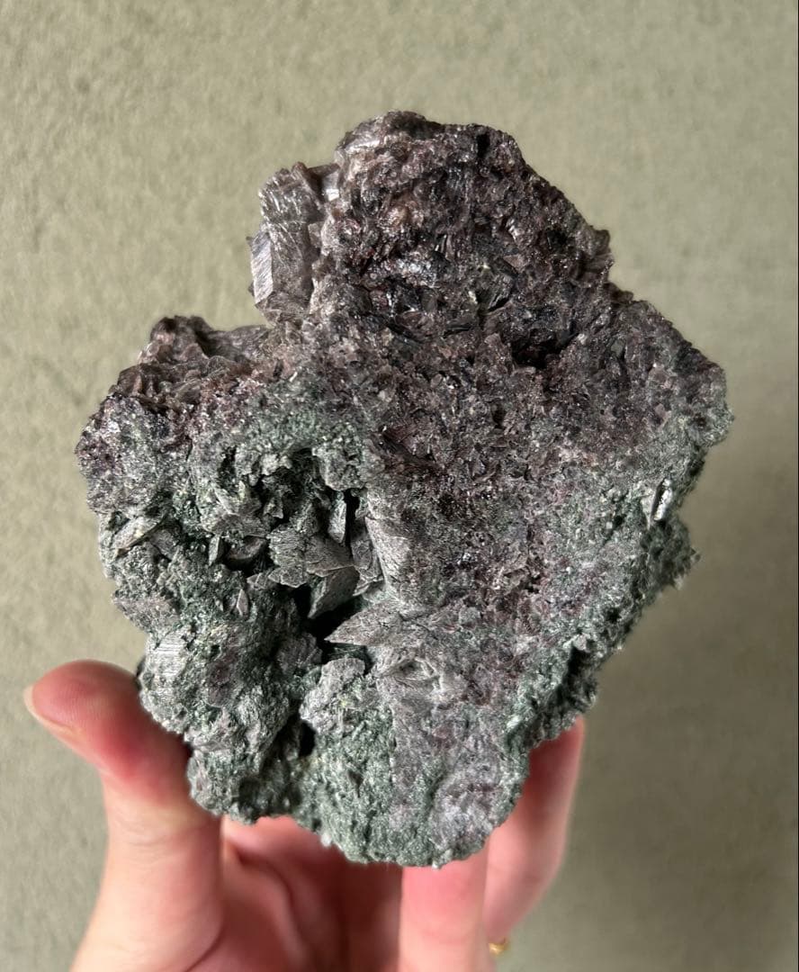 国産鉱物 アキシナイト 原石 宮崎県日之影町産