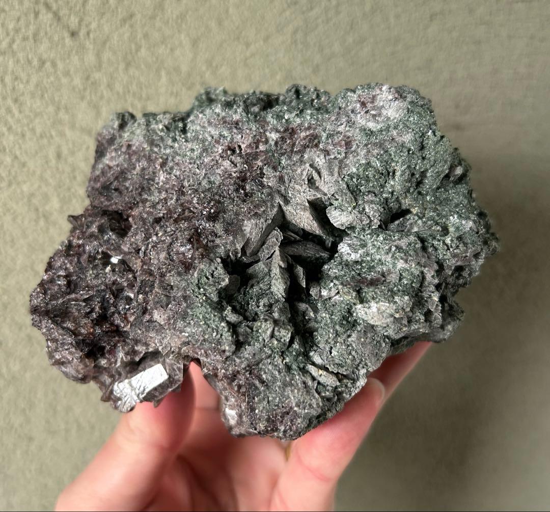 国産鉱物 アキシナイト 原石 宮崎県日之影町産