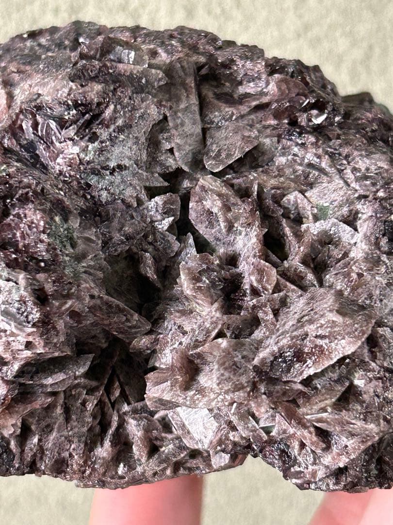 国産鉱物 アキシナイト 原石 宮崎県日之影町産