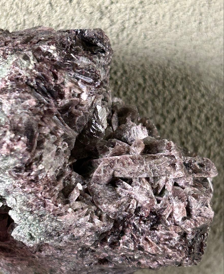 国産鉱物 アキシナイト 原石 宮崎県日之影町産