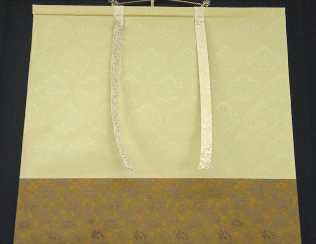 掛軸 淳『美人図 冬』日本画 絹本 肉筆 共箱付 掛け軸 w05275