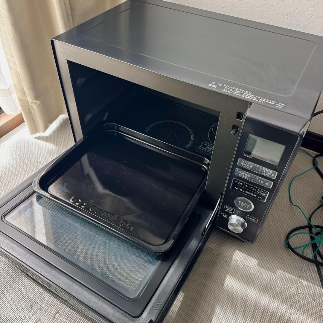 SHARP RE-V80A-B 2017年製 オーブンレンジ 美品