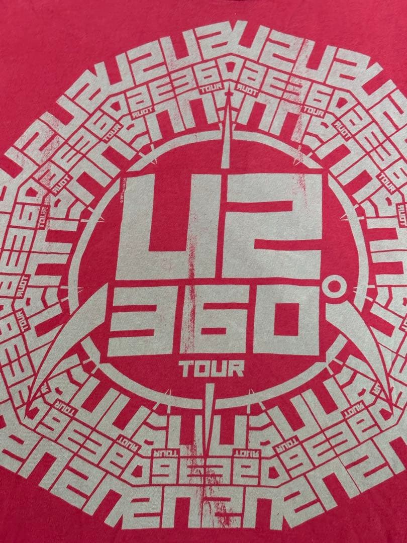 激レアXL！U2 360°tour TシャツBONO THE EDGE
