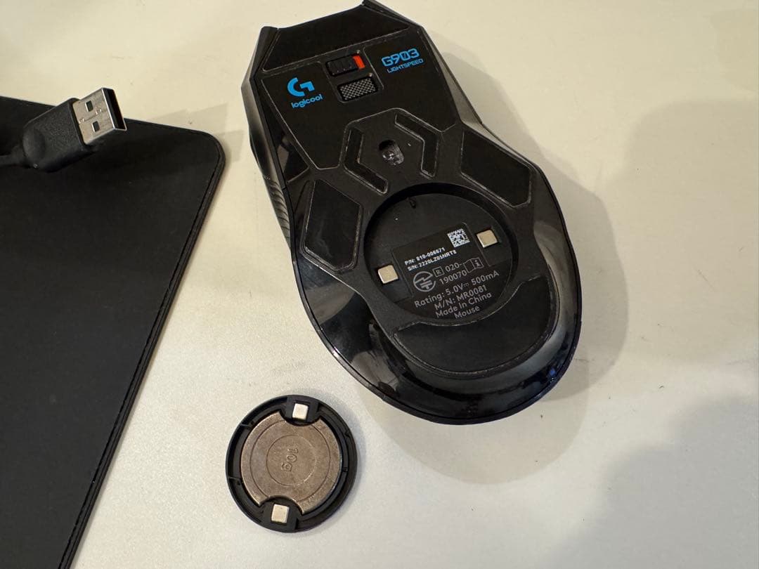 Logicool G903 LIGHTSPEED + POWERPLAY マウス