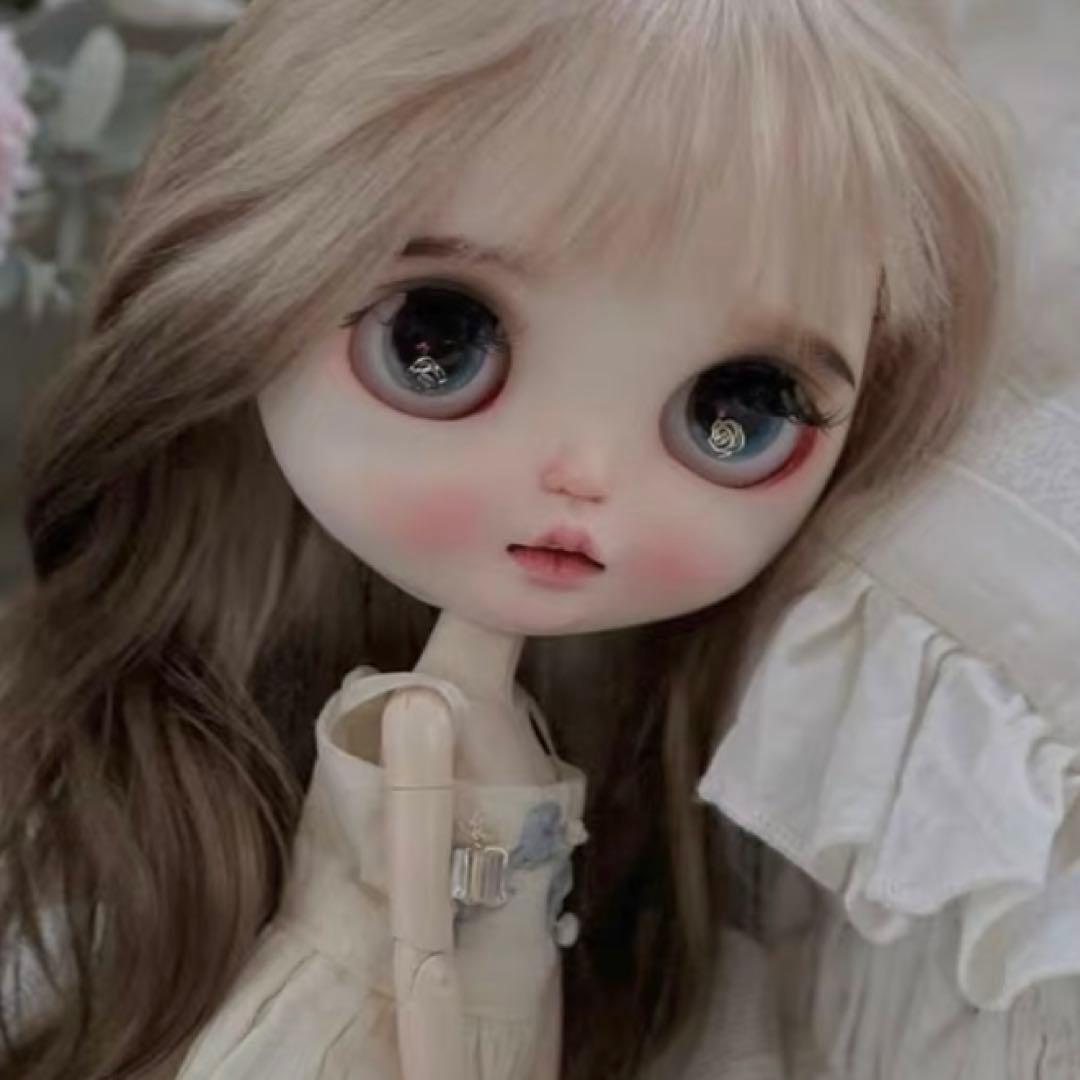 作家様カスタムブライス 人形 きれい ナチュラルメイク 大人しい