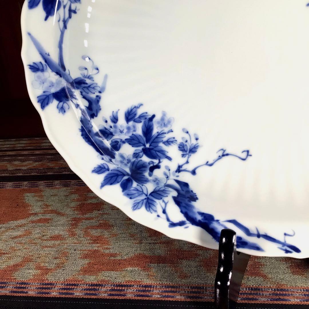 『ハロうー特価』　龍峰　オーバルプレート　楕円大皿