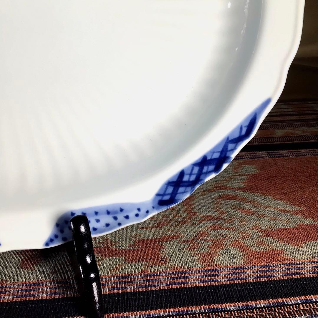 『ハロうー特価』　龍峰　オーバルプレート　楕円大皿