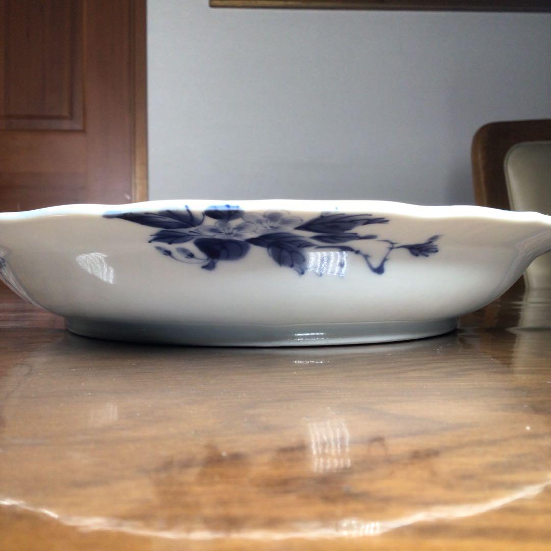 『ハロうー特価』　龍峰　オーバルプレート　楕円大皿