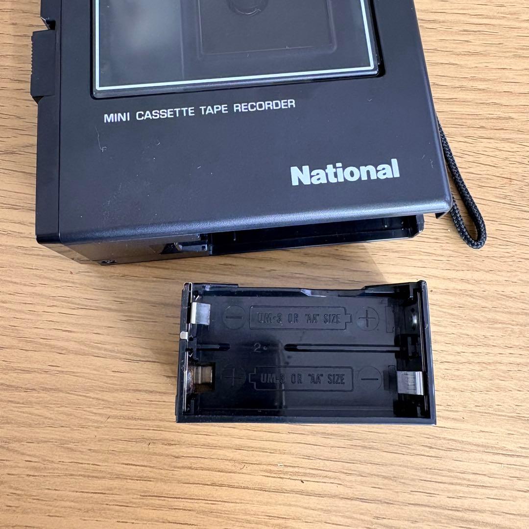 ジャンク品 National カセットレコーダー RQ-334 純正ケース、箱付