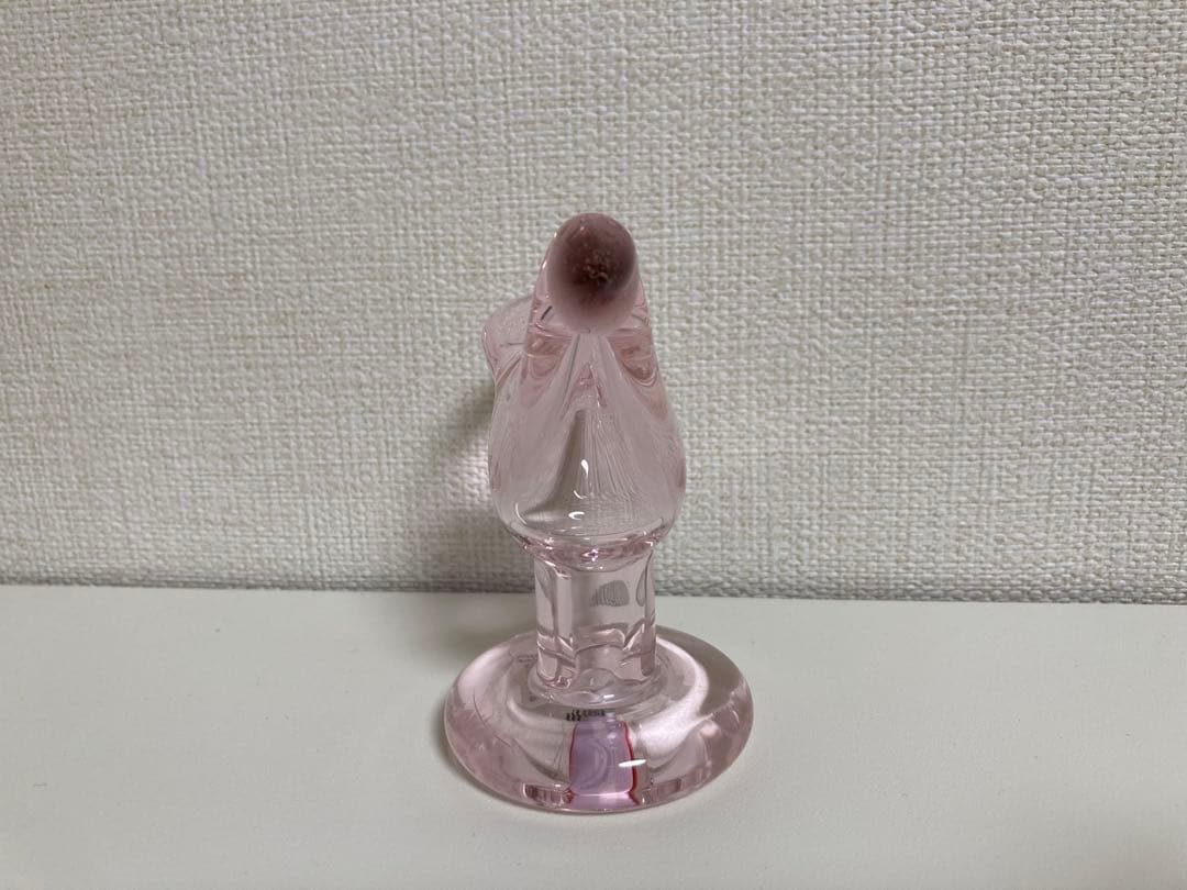 ペールピンク×ダークライラック　ミニシエッポ　スコープ　脚付きバード