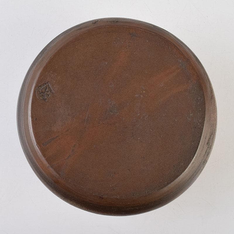 桂又三郎極め　江戸中期　古備前　波線文　建水　V　R9548