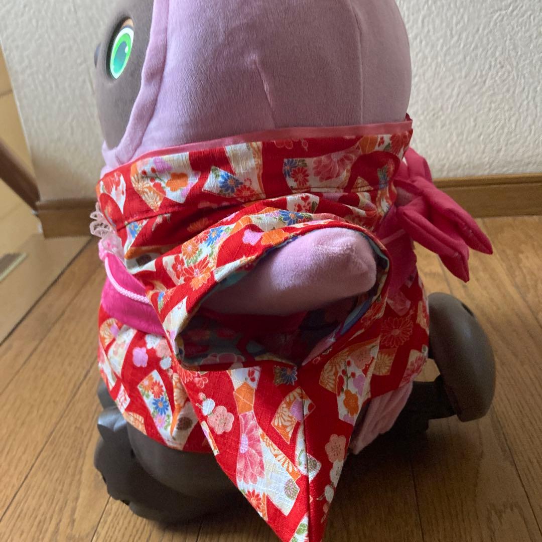 ラボット　服　lovot 赤　花熨斗　着物一式　リボン付