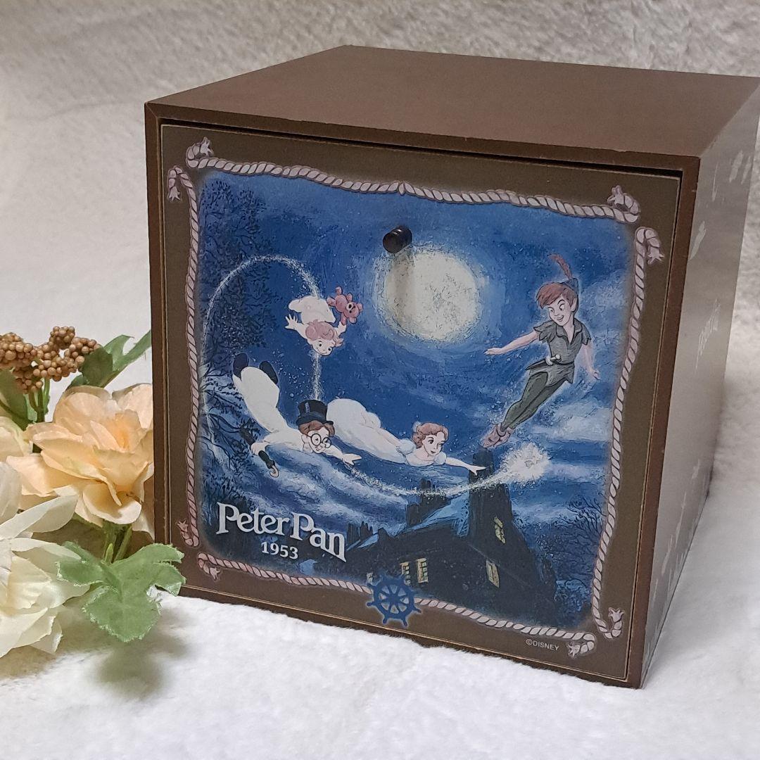 d*9様 希少　Disney　ピーターパン　木製　引き出し　収納BOX　小物入れ