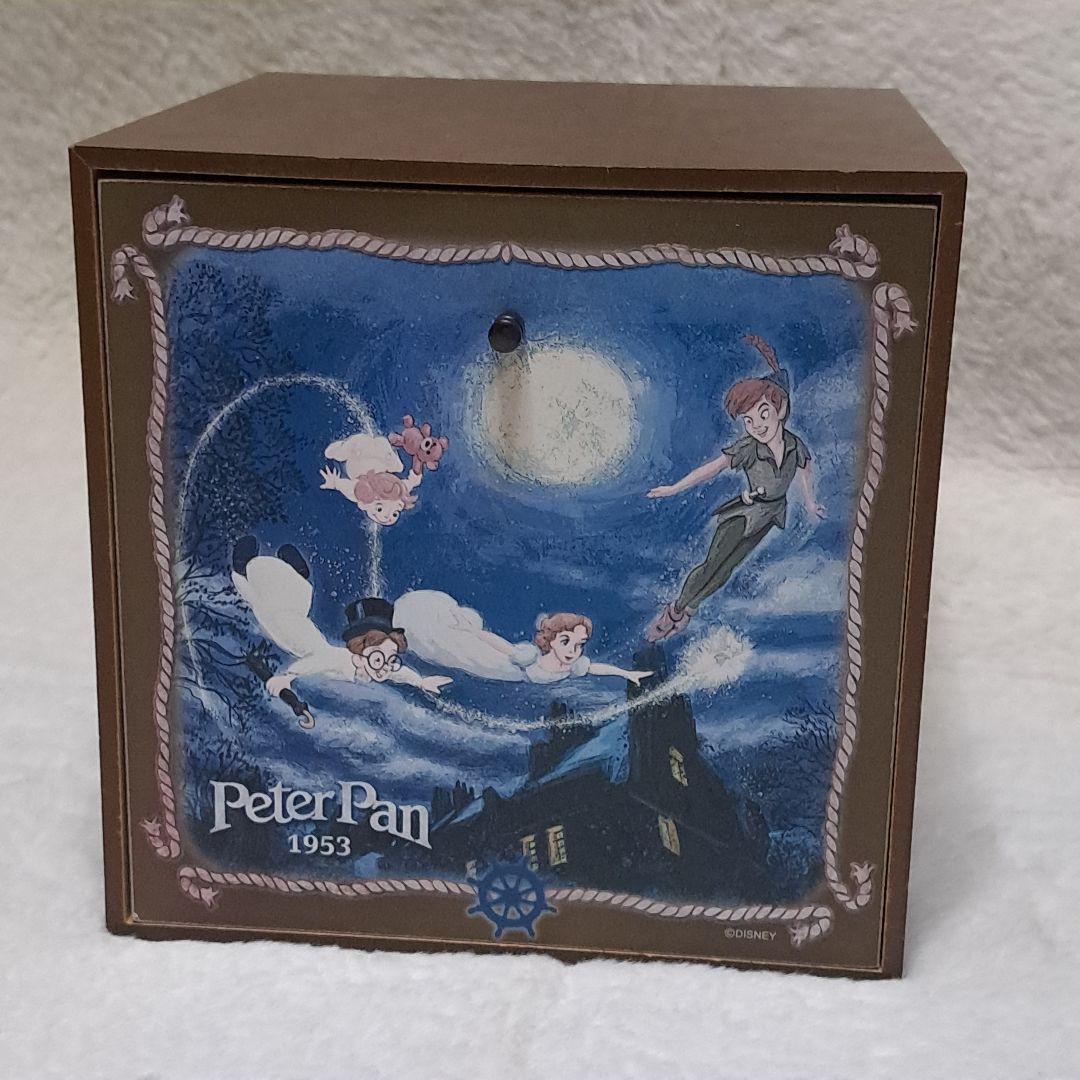 d*9様 希少　Disney　ピーターパン　木製　引き出し　収納BOX　小物入れ