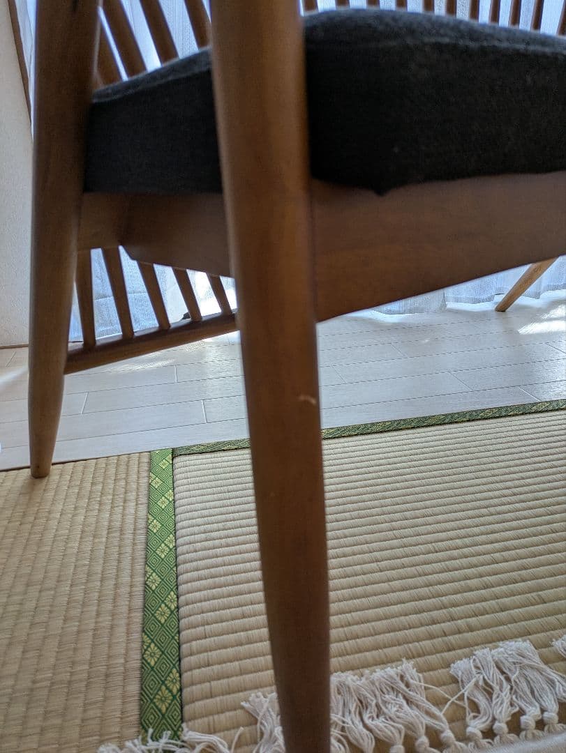 ダイニングベンチ　木製　アジアンテイスト