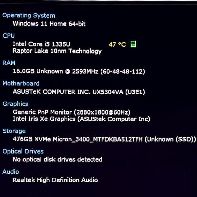 2023《ほぼ未使用級》13世代Corei5！OLED！ASUS Zenbook