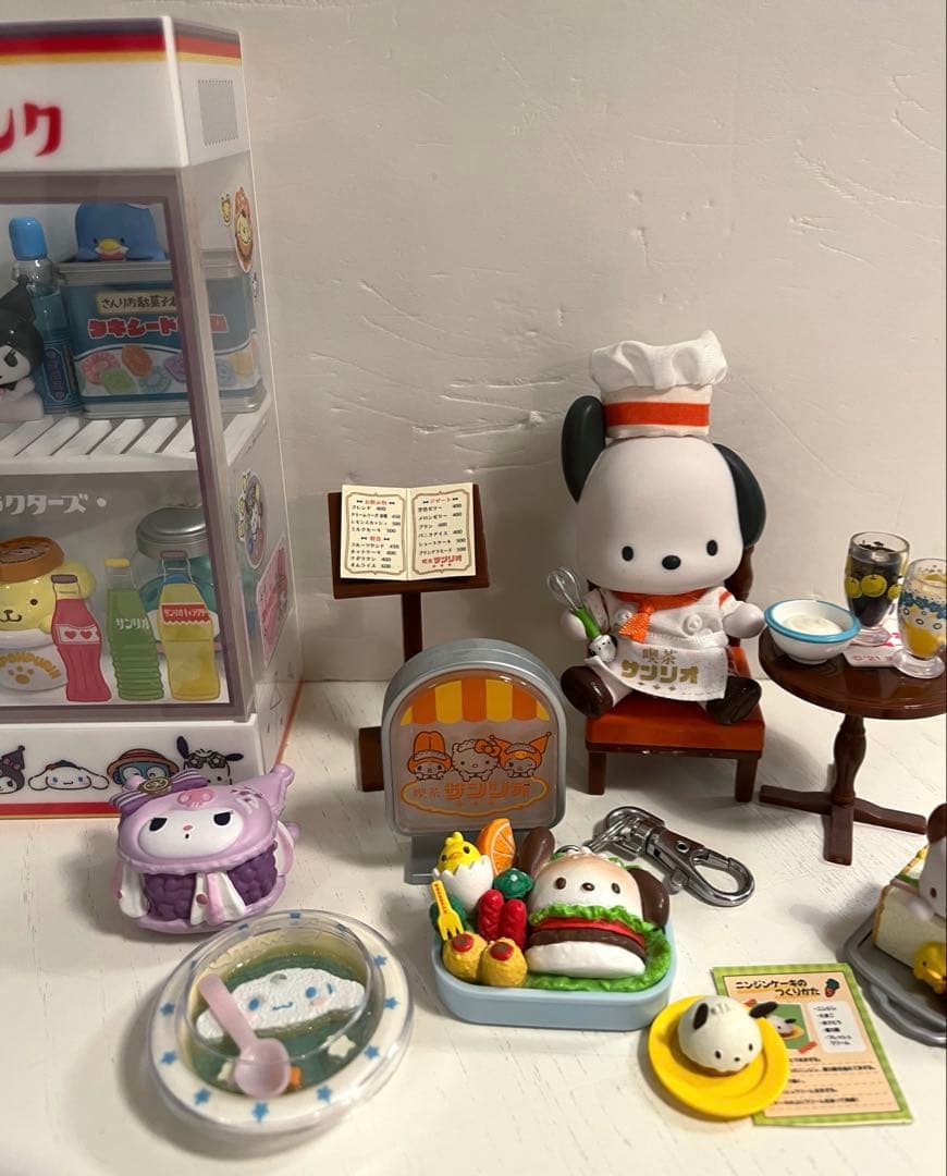 【Sanrio】喫茶サンリオ、さんりお駄菓子本舗他 食べもの色々セット