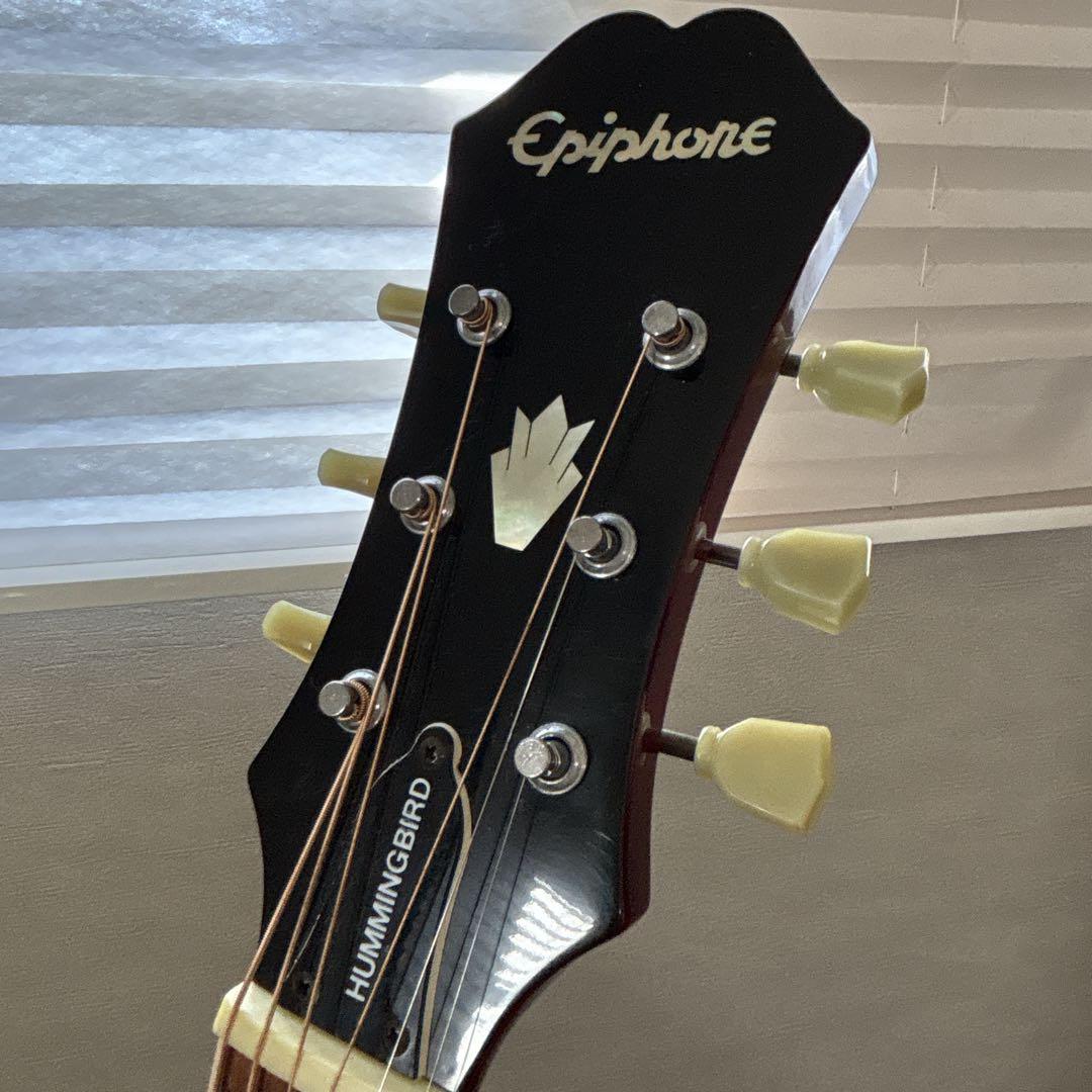 【整備済み】 Epiphone ハミングバード HS チェリーサンバースト