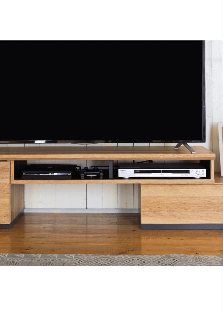 【美品】テレビボード　ナチュラル　130cm テレビ台　ローボード