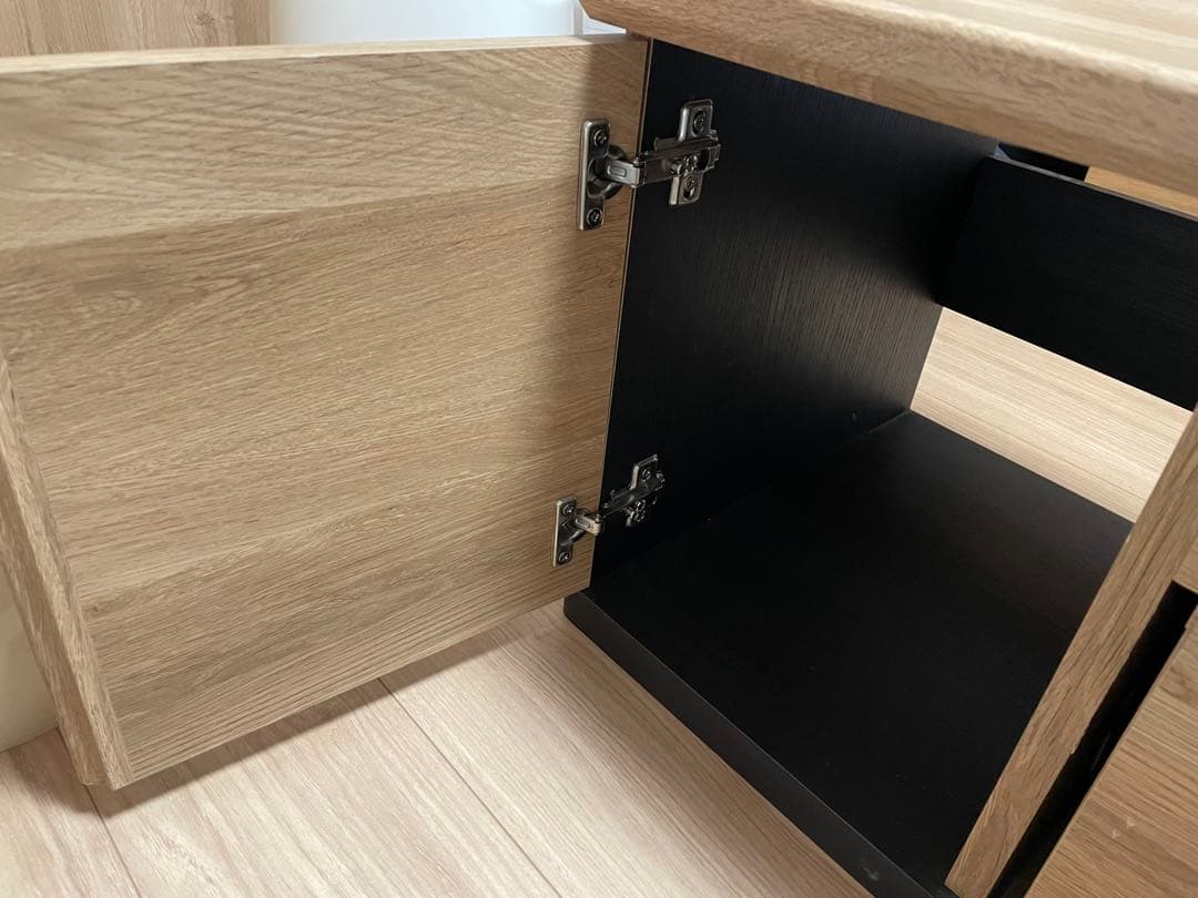 【美品】テレビボード　ナチュラル　130cm テレビ台　ローボード