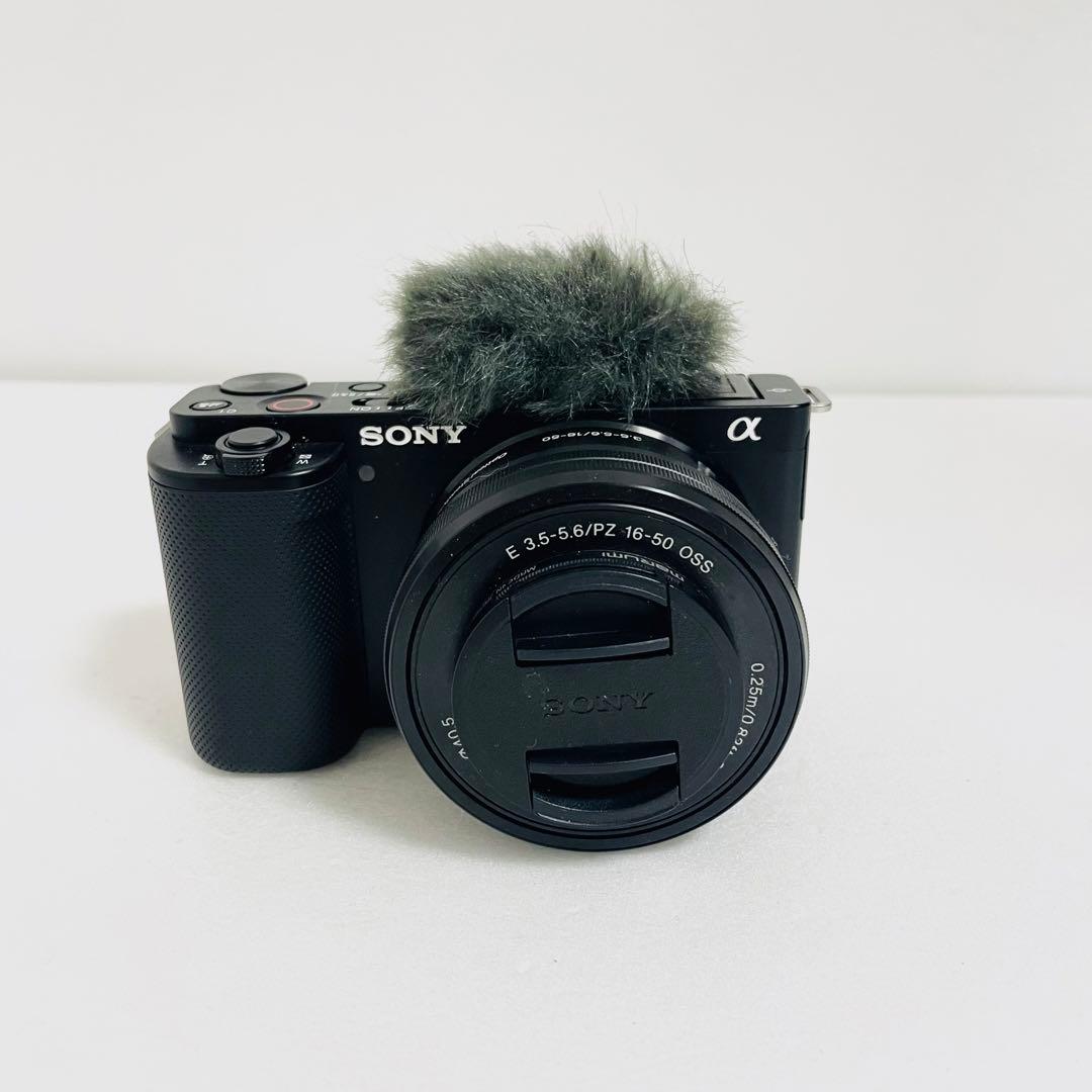 【美品】SONY ソニー ZV-E10 ブラック 黒 Vlog カメラ