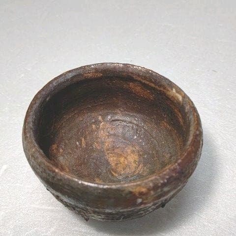 酒器　ぐい呑　 (古鼡志野) 骨董品