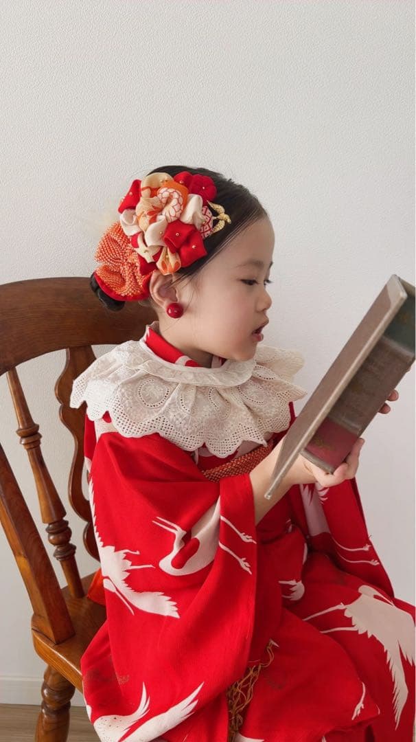 a*m様 七五三　七五三髪飾り　ヘッドドレス　着物髪飾り　リメイク髪飾り　042