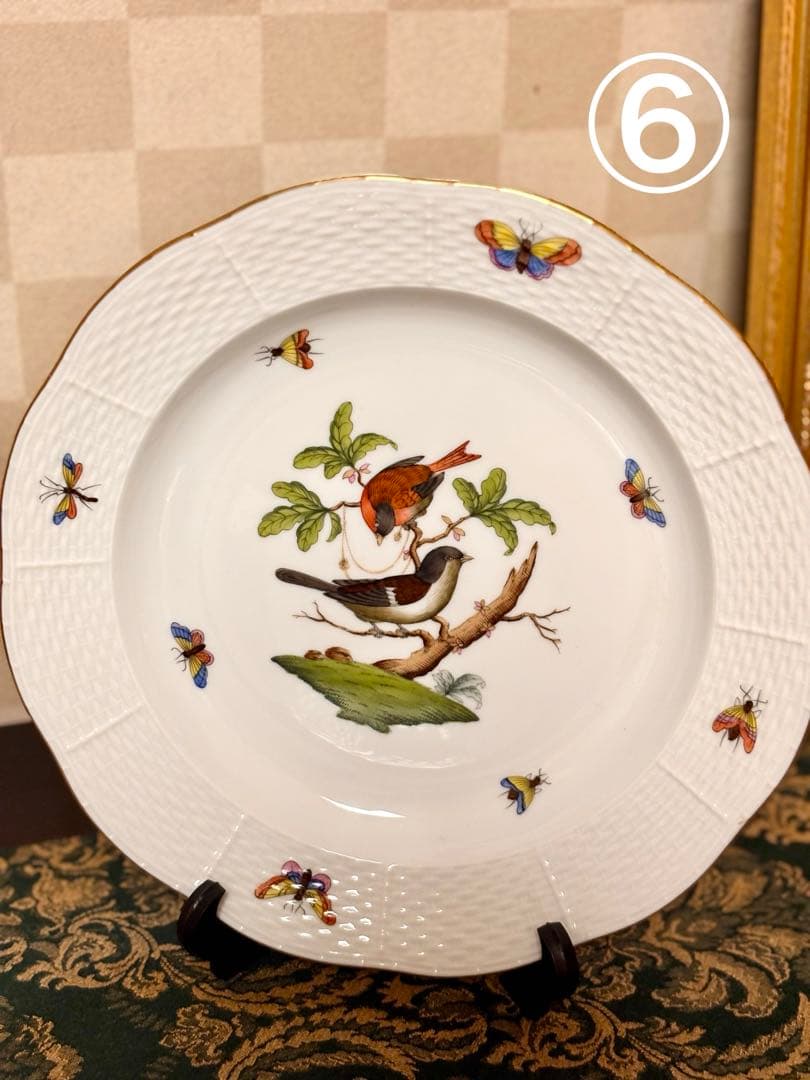 【未使用】ヘレンドプレートセット(バラ売も可能)