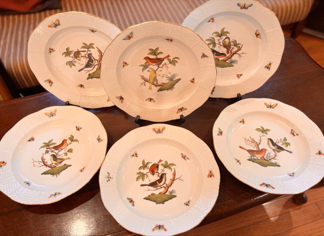 【未使用】ヘレンドプレートセット(バラ売も可能)