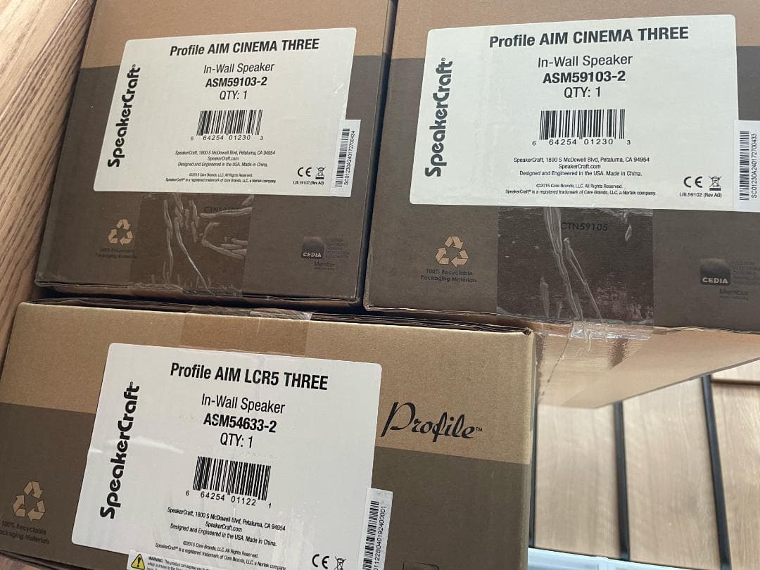 SpeakerCraft インウォールスピーカー◆ホームシアター