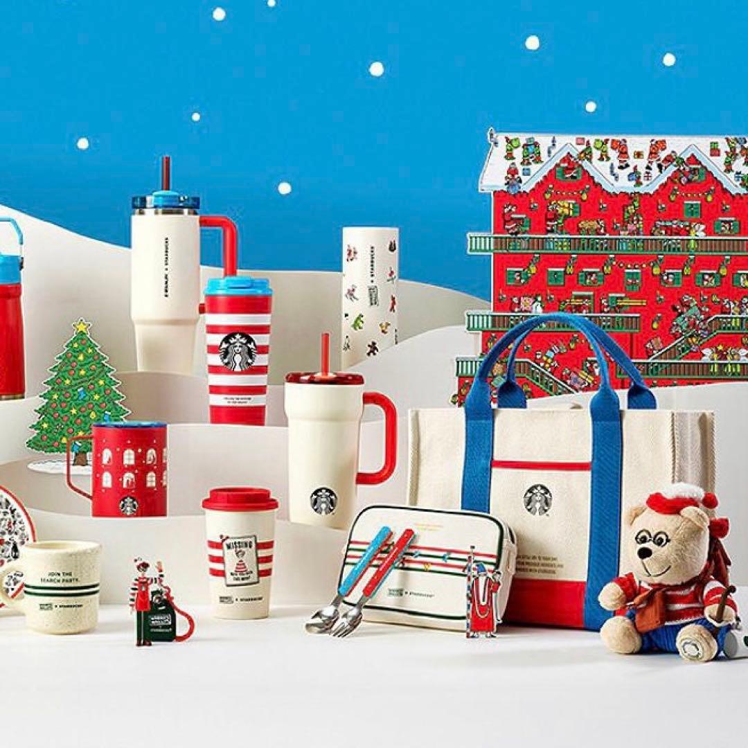 【韓国限定スタバxウォーリーを探せ】ジョイフルWally Cutlery Set