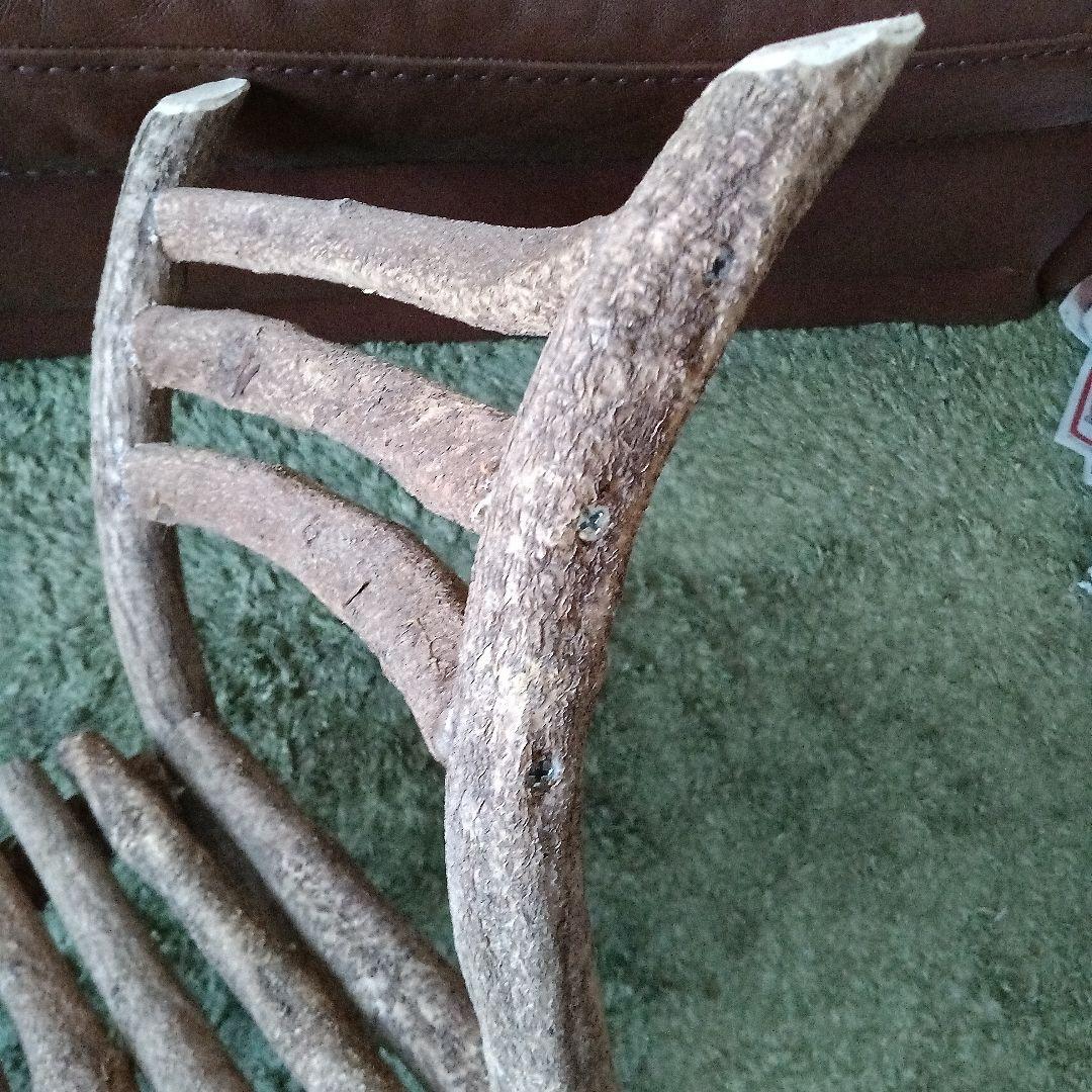 藤枝の椅子　手作り　花台