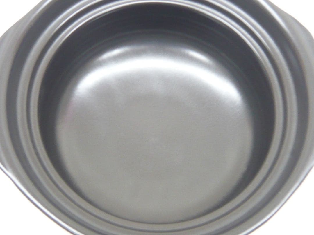 『萬古焼 KIKKA 二重蓋使用の5合炊きご飯釜 飴釉』ガス用