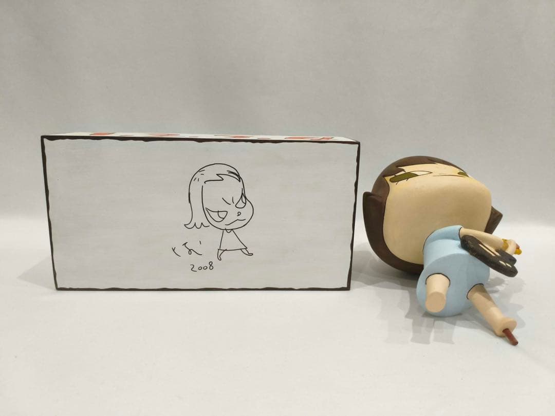 奈良美智 Yoshitomo Nara 木 フィギュア 28CM