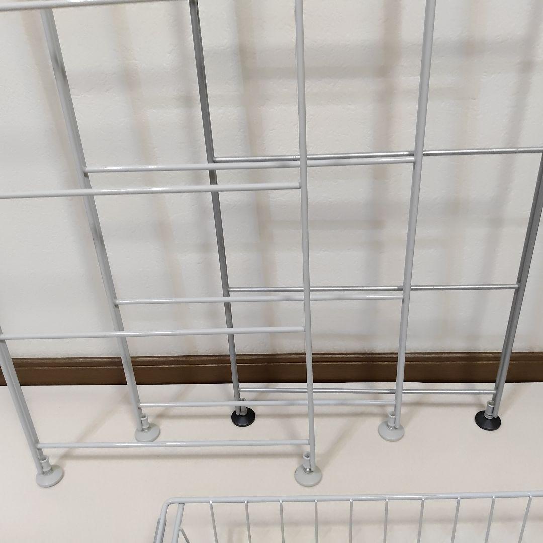 引き取り限定！　MUJI　無印良品　スチール　ユニットシェルフ　付属品多数