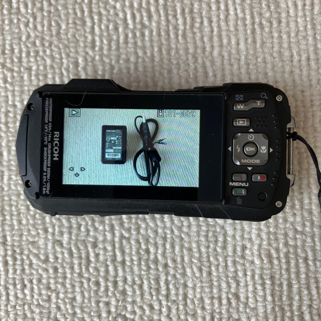 RICOH WG-70 オレンジ 本格防水耐衝撃デジカメ ez Share付き