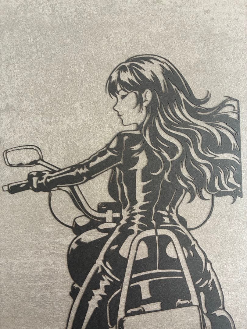 峰不二子　切り絵