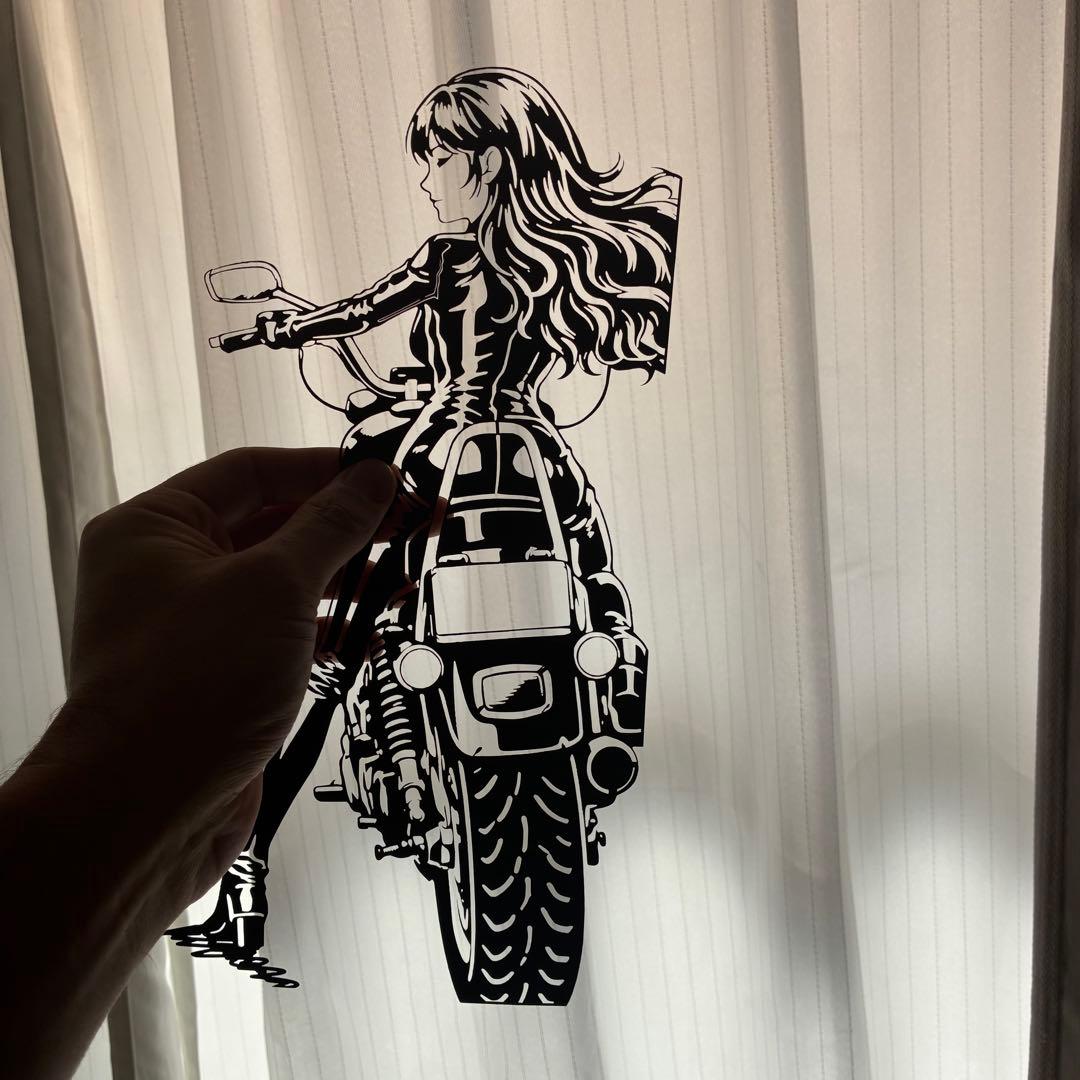 峰不二子　切り絵