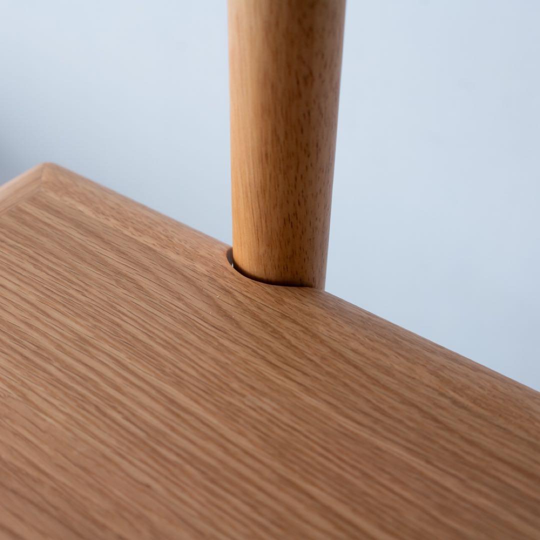 木製オープンシェルフ 4段 ナチュラルウッド