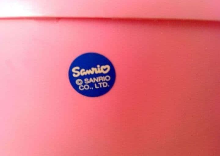 希少　1997年カオハナキティ　スライド式収納ケース　BOX　平成レトロ当時物