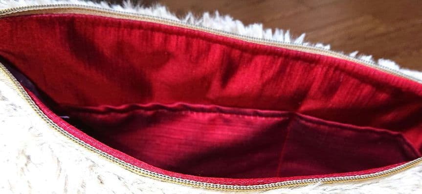 現品限り♡ファー×デニム生地 ラウンドショルダーバッグ ファーバッグ