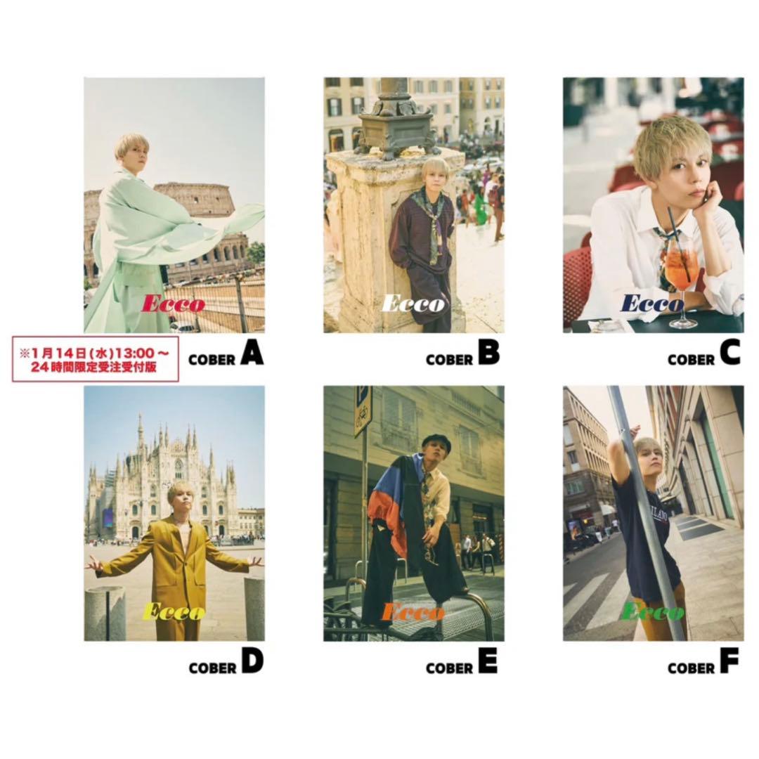 岩岡徹 写真集 Ecco 表紙 A,B,C,E,Fセット