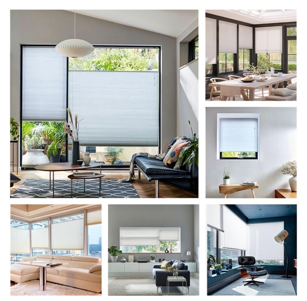 TUISS DECOR ハニカムシェード　ブラインド　つっぱり式　遮光/採光