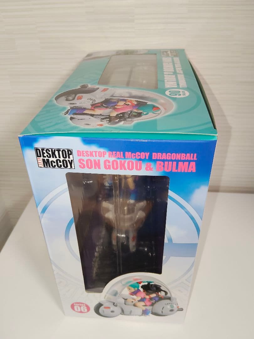 ドラゴンボール デスクトップリアルマッコイ 06 孫悟空&ブルマ　フィギュア